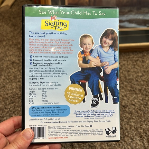 Signing Time DVDs, learn baby sign language - Picture 7 of 8